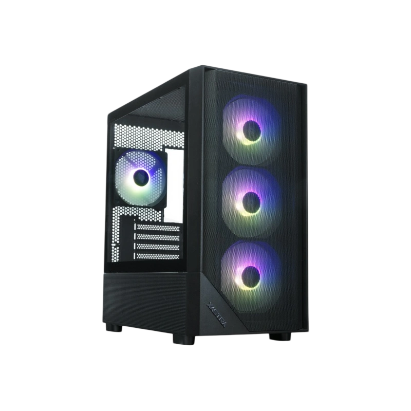 Компьютерный корпус XASTRA A401M 4ARGB-V2 TG Black (A401M-V2-4FC12A)