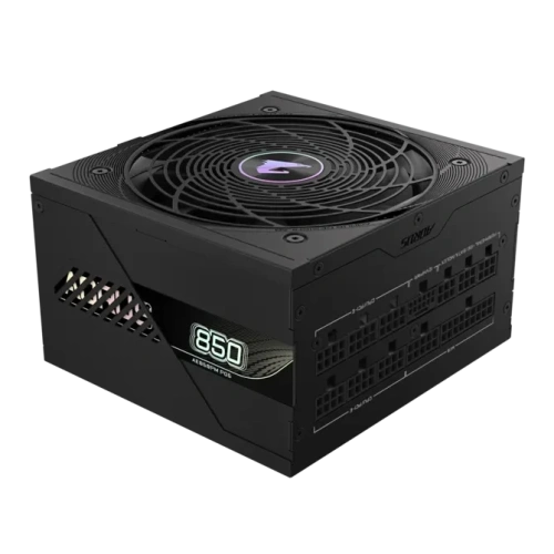 Блок питания Gigabyte 850W AE850PM (GP-AE850PM PG5) 16 Pin (PCIe 5.0 Connector Cable Details) документация, кабельные стяжки, комплект кабелей