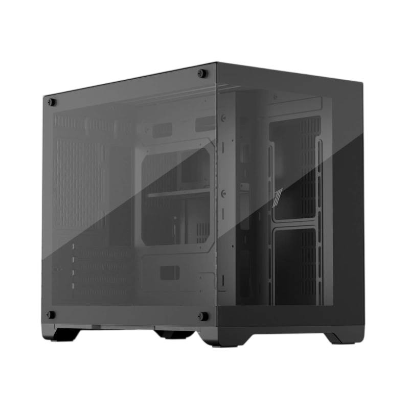 Компьютерный корпус 1STPLAYER MEGAVIEW MV6-T Black (MV6-TP-BK)