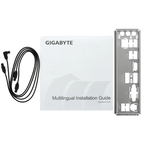 Материнская плата Gigabyte H610M S2H V2 документация, задняя планка