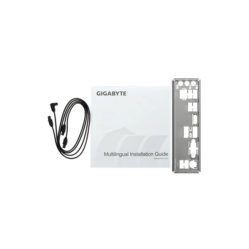 Материнская плата Gigabyte H610M S2H V2 документация, задняя планка