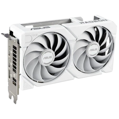 Видеокарта ASUS (DUAL-RX9060XT-16G-WHITE) Radeon RX 9060 XT 16GB DUAL WHITE (90YV0LG3-M0NA00)