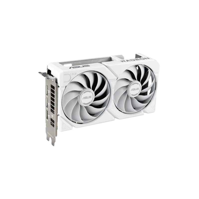 Видеокарта ASUS (DUAL-RX9060XT-16G-WHITE) Radeon RX 9060 XT 16GB DUAL WHITE (90YV0LG3-M0NA00)