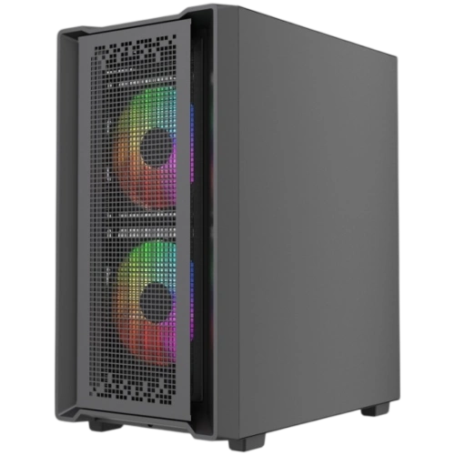 Компьютерный корпус Powercase Mistral SM04 TG ARGB Black (CMMSM04B-A3)
