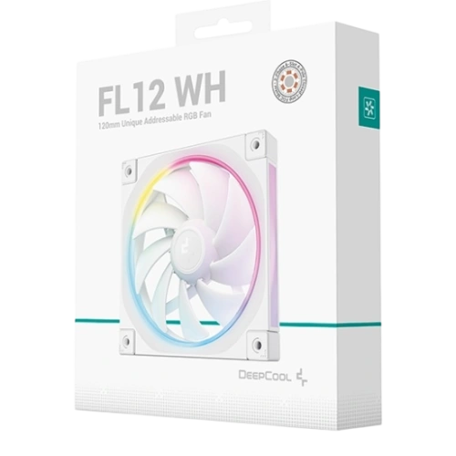 Вентилятор для корпуса Deepcool FL12 WH ARGB White