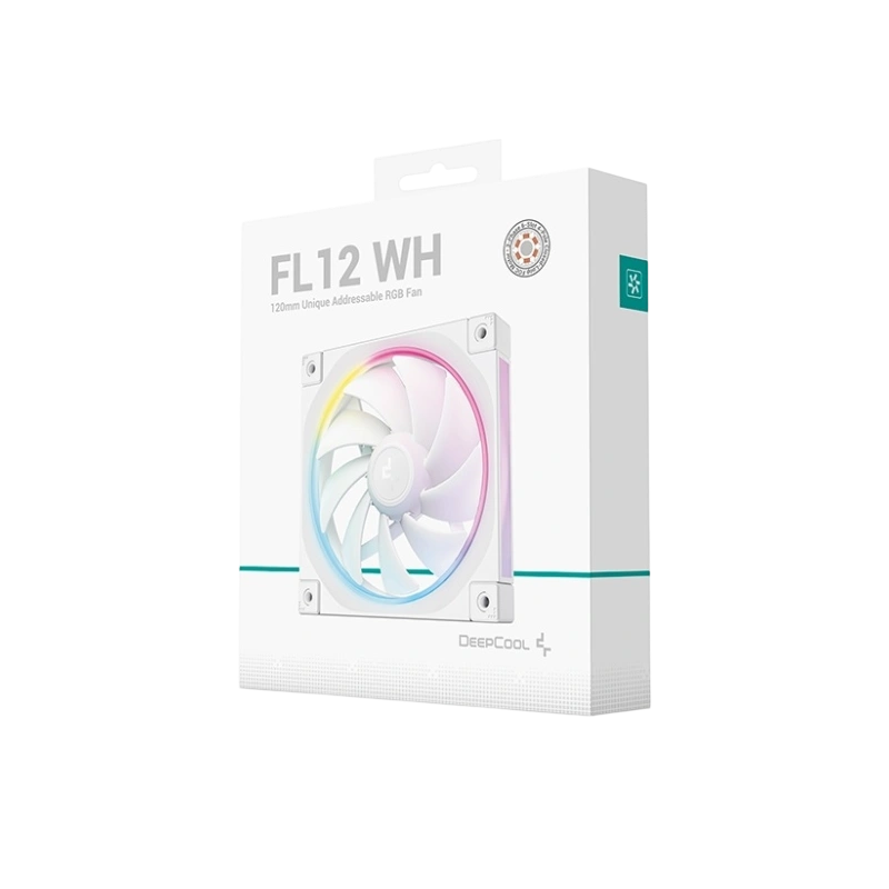 Вентилятор для корпуса Deepcool FL12 WH ARGB White