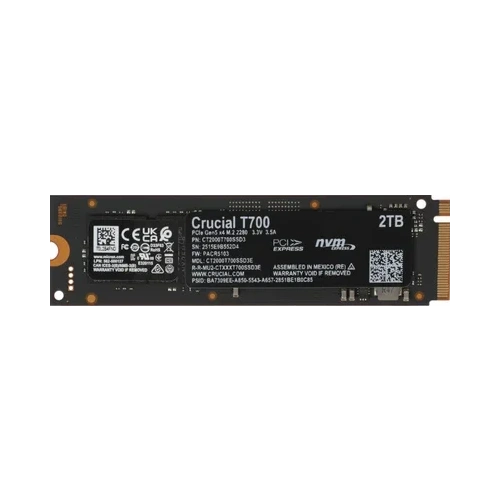 Твердотельный накопитель CRUCIAL 2000 Gb T700 (CT2000T700SSD3) BOX