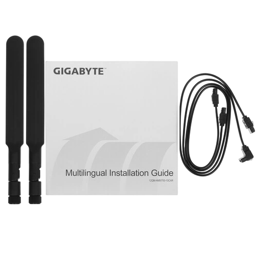 Материнская плата Gigabyte B650 EAGLE AX 2 x кабель SATA, антенна Wi-Fi, документация