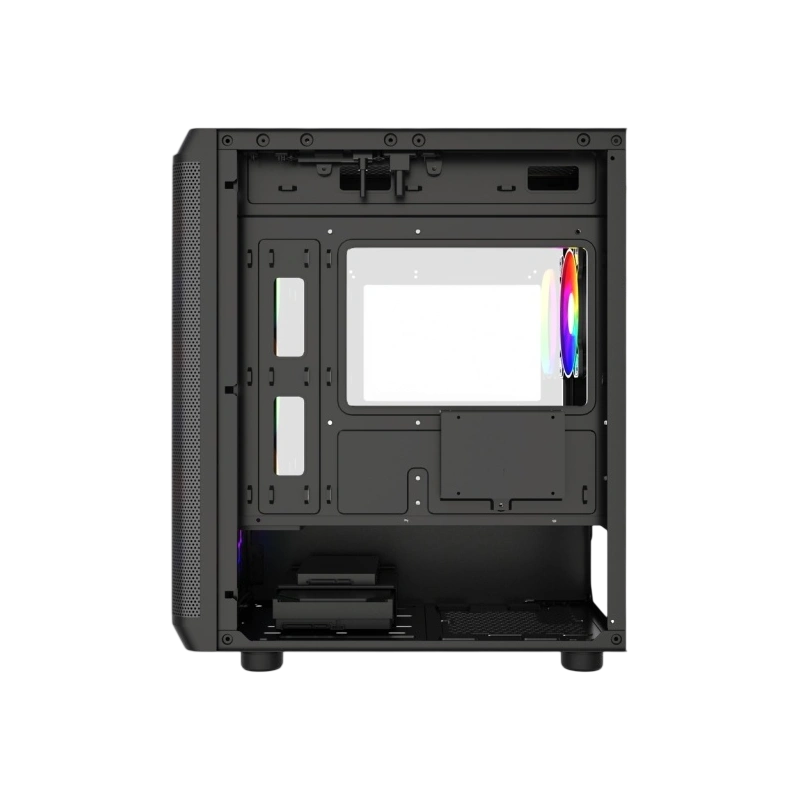 Компьютерный корпус Powercase Mistral Micro EM22 TG FRGB Black (CMMEM22B-L4)