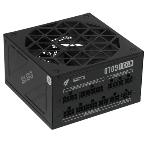 Блок питания 1STPLAYER 850W ACK GOLD Black (HA-850BA2-BK) 16 Pin (PCIe 5.0 Connector Cable Details) документация, кабельные стяжки, комплект кабелей, комплект крепежа