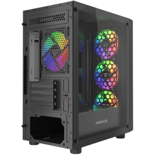 Компьютерный корпус Powercase Mistral Micro EM16 FRGB Black (CMMEM16B-L4)