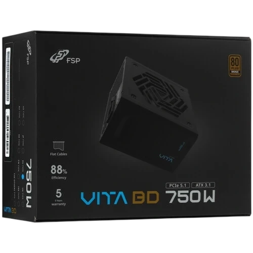 Блок питания FSP 750W VITA-750BD 16 Pin (PCIe 5.0 Connector Cable Details)