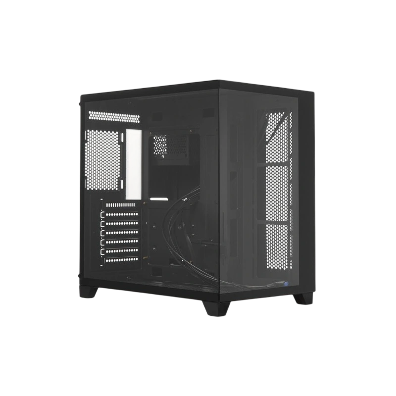 Компьютерный корпус 1STPLAYER MEGAVIEW MV8-TP Black (MV8-TP-BK)