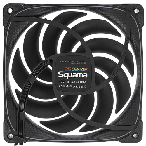 Комплект вентиляторов для корпуса Geometric Future Squama 2503B-14 Triple Pack ARGB (1F2503B314000) крепежа