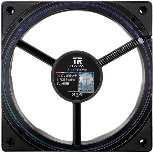Комплект вентиляторов для корпуса Thermalright TL-S12-S ARGB Black (TRTLS12S.3P)