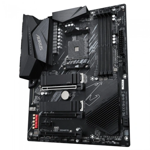 Материнская плата Gigabyte B550 AORUS ELITE AX V2 x кабель SATA, антенна Wi-Fi, документация