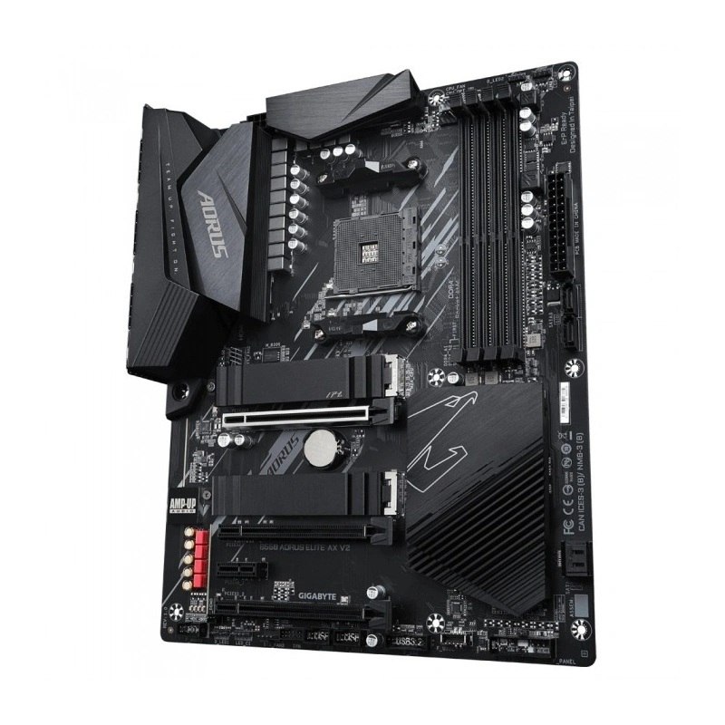 Материнская плата Gigabyte B550 AORUS ELITE AX V2 x кабель SATA, антенна Wi-Fi, документация