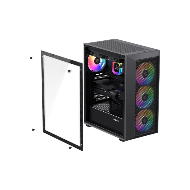 Компьютерный корпус XASTRA A406 4ARGB Black (A406-4FC12A)