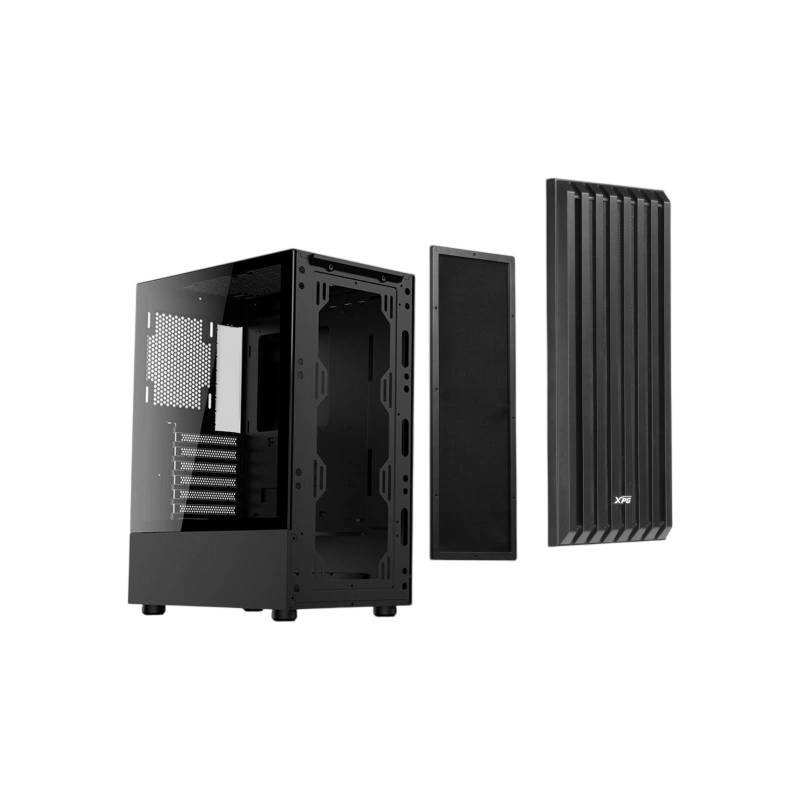Компьютерный корпус ADATA XPG VALOR STORM TG Black (VALORSTORMMTWOF-BKCWW)