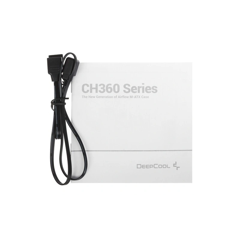 Компьютерный корпус Deepcool CH360 TG RGB White (R-CH360-WHAPE3-G-1)