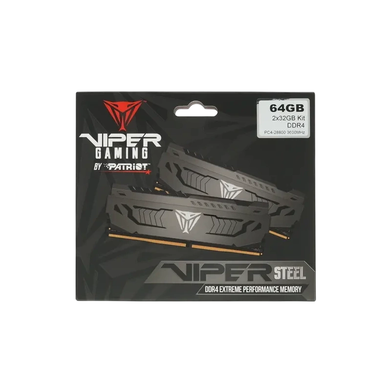 Оперативная память 64 Gb 3600 MHz PATRIOT VIPER STEEL (PVS464G360C8K)