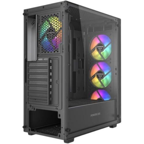 Компьютерный корпус Powercase Mistral S4B TG ARGB Black (CMSB-A4)