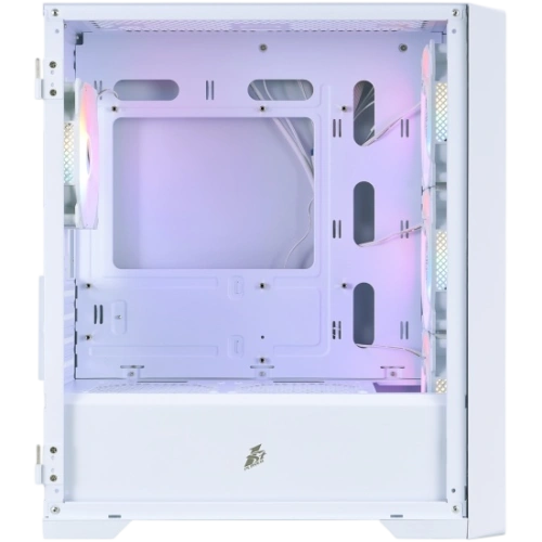 Компьютерный корпус 1STPLAYER TRILOBITE T4-G GLASS FRGB White (T4-G-WH-4F1-W)