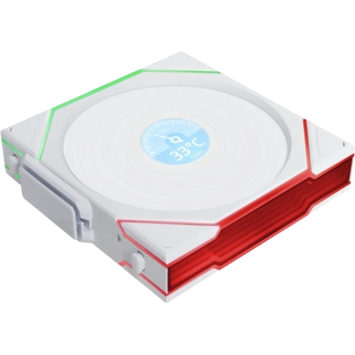 Вентилятор для корпуса Lian Li UNI FAN TL WIRELESS LCD 120 12TLLCD1W1W ARGB White (G99.12TLLCD1W1W.R0)