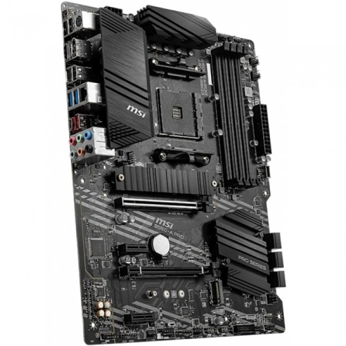 Материнская плата MSI B550-A PRO 2 x кабель SATA, диск с ПО, документация, задняя планка
