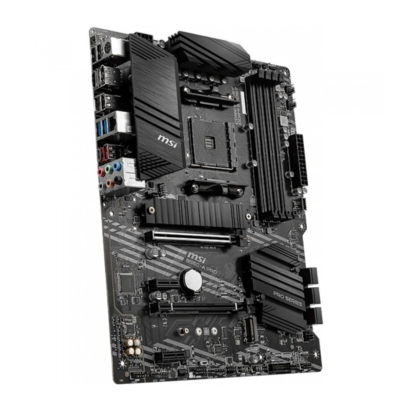 Материнская плата MSI B550-A PRO 2 x кабель SATA, диск с ПО, документация, задняя планка