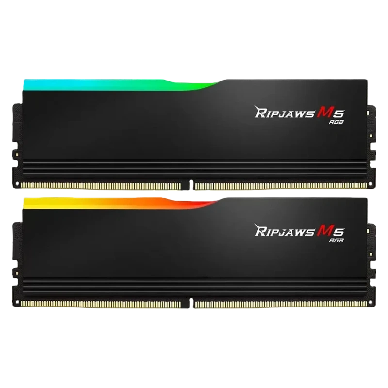 Оперативная память 64 Gb 6400 MHz G.Skill RIPJAWS M5 RGB Black (F5-6400J3239G32GX2-RM5RK)