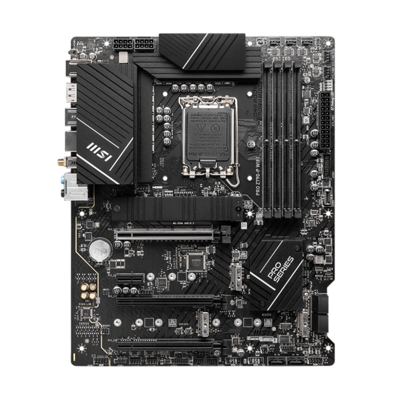 Материнская плата MSI PRO Z790-P WIFI 2 x кабель SATA, антенна Wi-Fi, документация, задняя планка