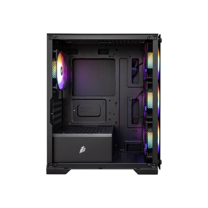Компьютерный корпус 1STPLAYER FIREBASE X2-M FRGB Black (X2-M-BK-4F1)