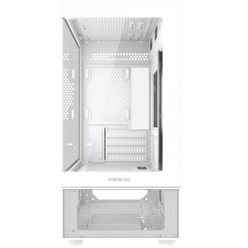 Компьютерный корпус Powercase Vision Micro M2 TG White (CVMWM2-L0)