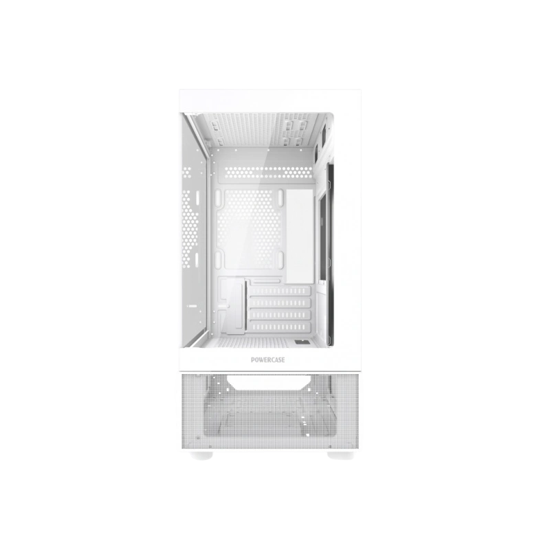 Компьютерный корпус Powercase Vision Micro M2 TG White (CVMWM2-L0)