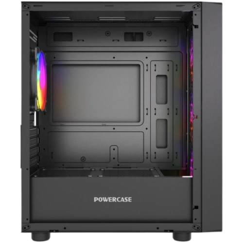 Компьютерный корпус Powercase Mistral Micro EM21 TG FRGB Black (CMMEM21B-L4)
