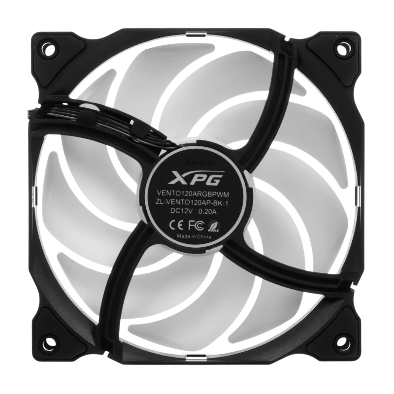 Вентилятор для корпуса ADATA XPG VENTOR120ARGBPWM-BKCWW