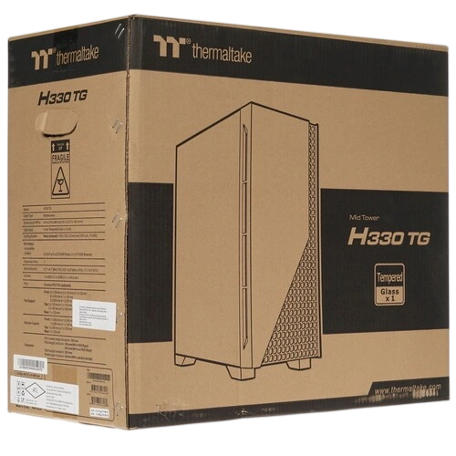 Компьютерный корпус Thermaltake H330 TG Black (CA-1R8-00M1WN-00) документация