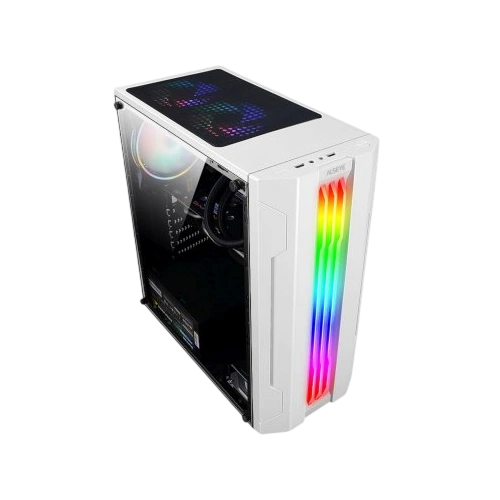 Компьютерный корпус ALSEYE Auro ARGB TG White ((AURA) 3.0-W)