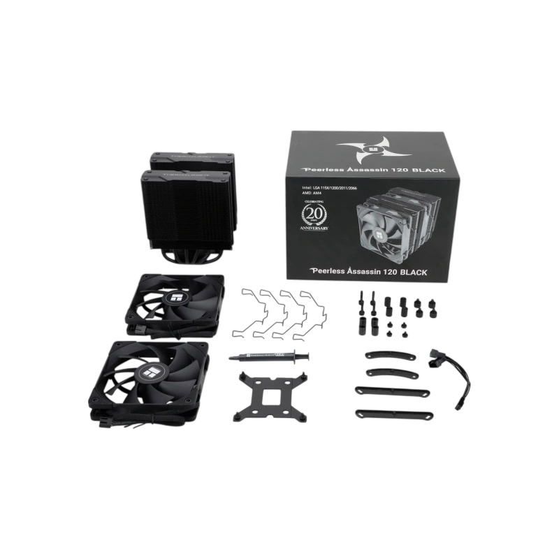 Кулер для процессора Thermalright Peerless Assassin 120 Black (TRPA120B)