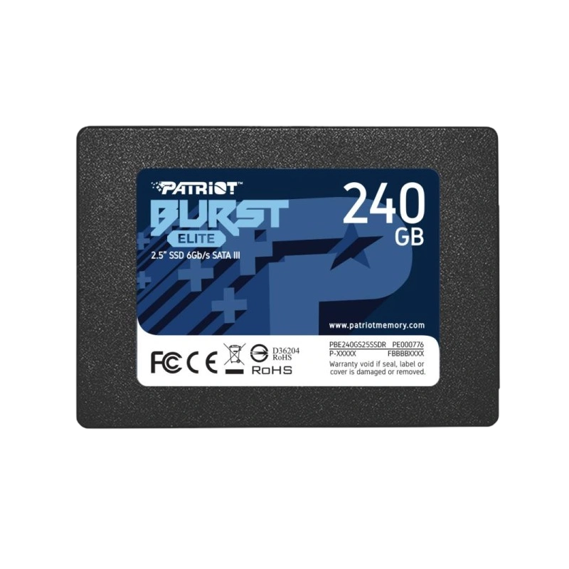 Твердотельный накопитель Patriot 240 Gb BURST Elite (PBE240GS25SSDR)
