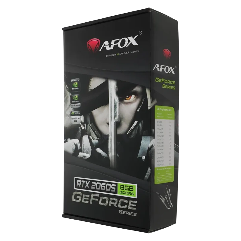 Видеокарта AFox (AF2060S-8192D6H7) GeForce RTX 2060 SUPER 8GB DUAL FAN