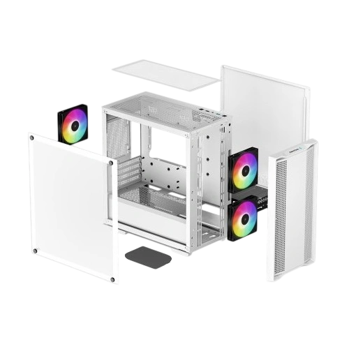 Компьютерный корпус Deepcool CC360 WH TG ARGB White