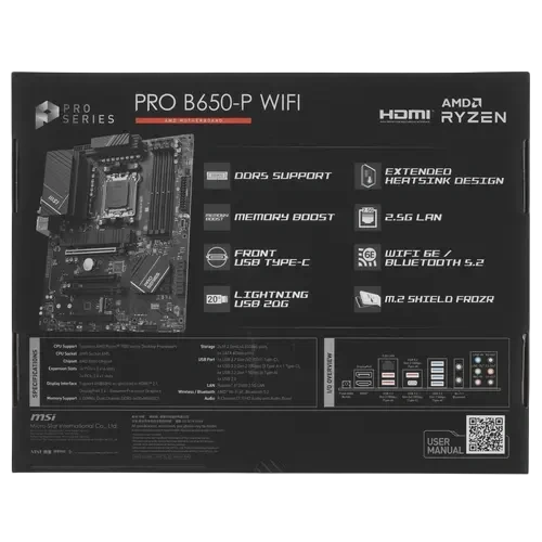 Материнская плата MSI PRO B650-P WIFI