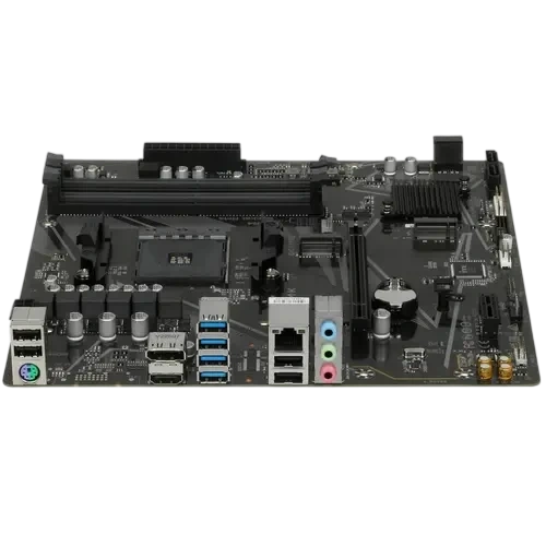 Материнская плата Gigabyte B550M K документация, задняя планка, кабель SATA