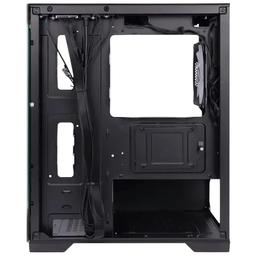 Компьютерный корпус 1STPLAYER MIKU Mi2 LED Black (FP_Mi2-BK-3F1)