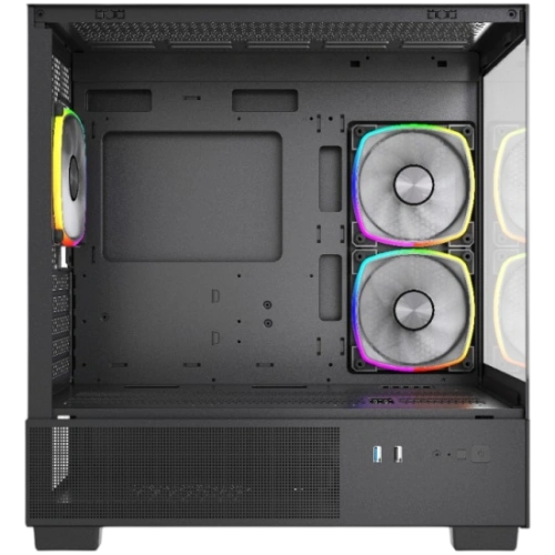 Компьютерный корпус Powercase Vision Micro M3B TG ARGB Black (CVMMB-A3)