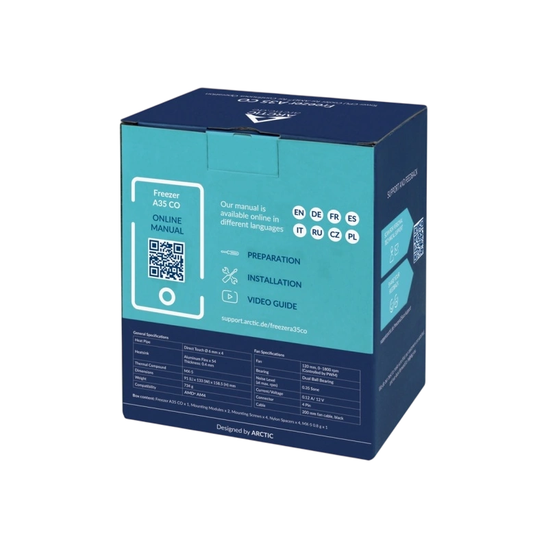 Кулер для процессора Arctic Cooling FREEZER A35 CO AM4 ACFRE00113A
