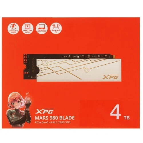 Твердотельный накопитель ADATA XPG 4000 Gb MARS 980 BLADE (SMAR-980B-4TCS)