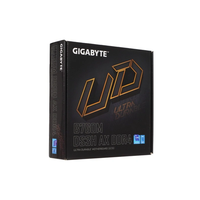 Материнская плата Gigabyte B760M DS3H AX DDR4 2 x кабель SATA, антенна Wi-Fi, документация, задняя планка